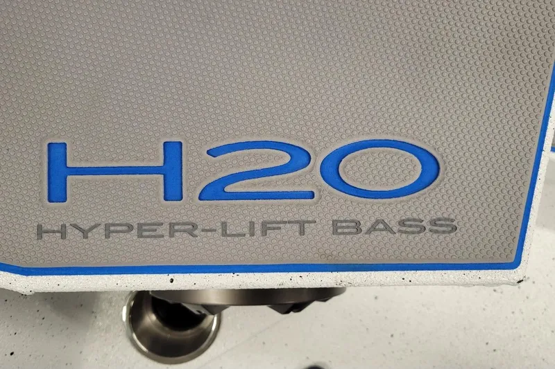 Slide: The Image of 2026 Xpress H20 Bass boat logo with "Hyper-Lift Bass" text in blue and gray. - 6