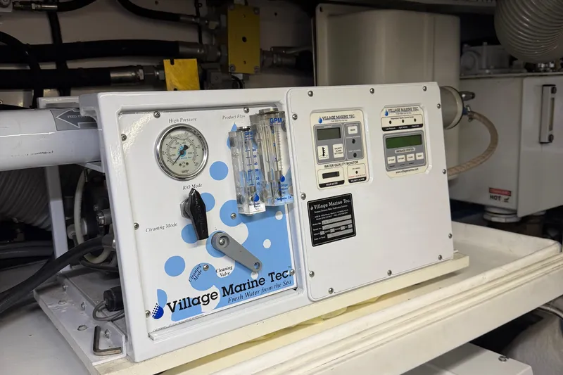Slide: The Image of Village Marine Tec water filtration system on Horizon 73 yacht, 2009 model. - 76