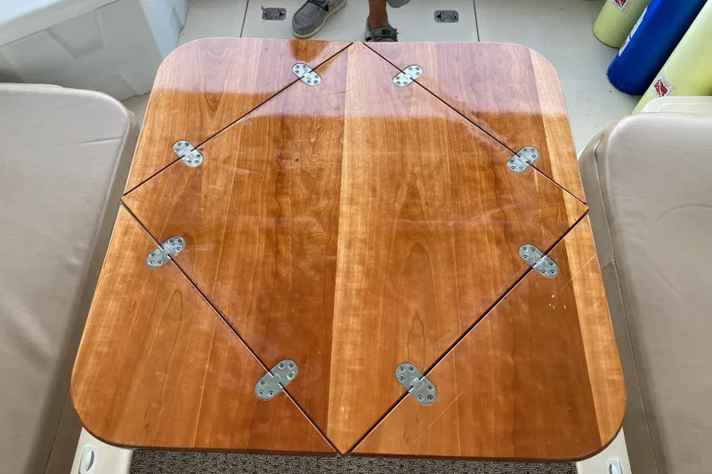 Slide: The Image of Raymarine navigation display on 2003 Mainship Pilot 30-II Sedan showing nautical chart. - 20