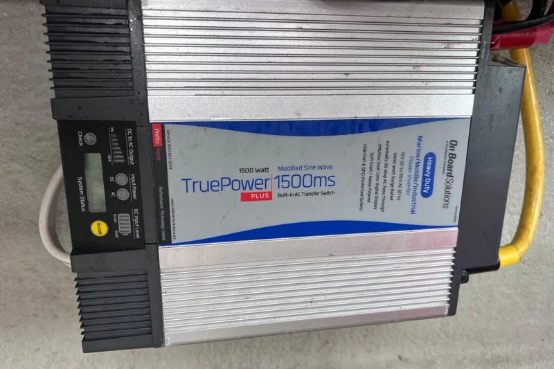 Slide: The Image of TruePower 1500ms marine inverter, heavy-duty, modified sine wave, Crownline 290 XSS 2022 model. - 28