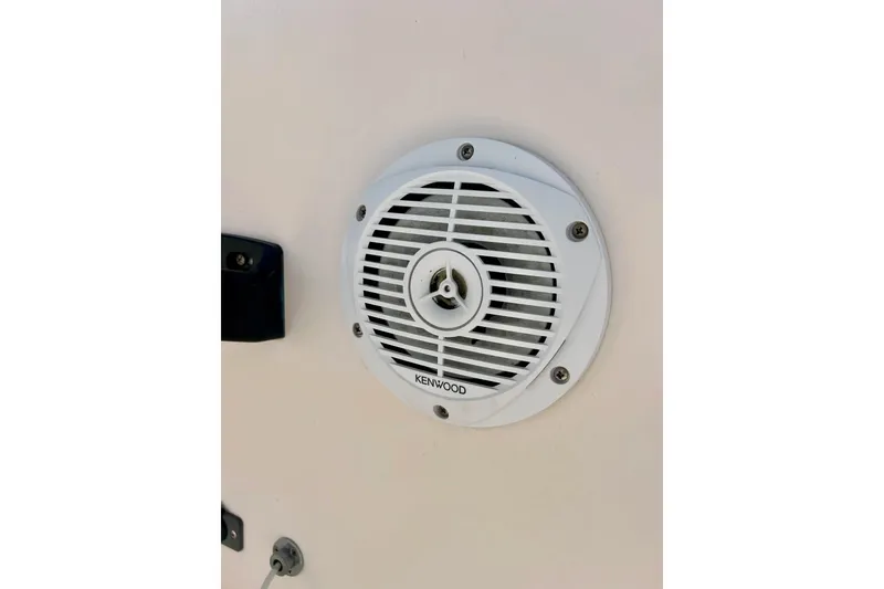 Slide: The Image of Kenwood speaker on 2006 Grady White 225 Dual Console boat. - 35