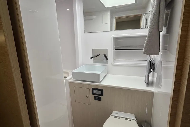 Slide: The Image of Modern bathroom in 2022 Seaway 1600, featuring sleek sink and compact design. - 32