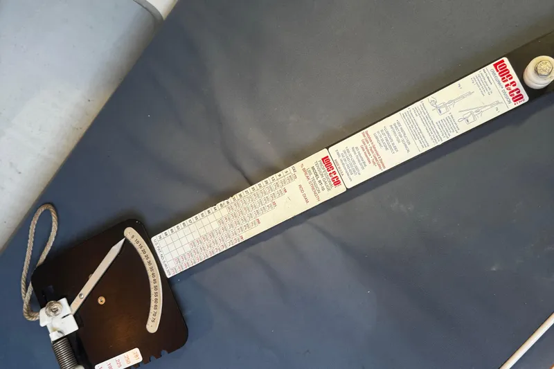 Slide: The Image of Sailing tool on J Boats J/105, 2003 model, featuring a Loos & Co. tension gauge. - 21