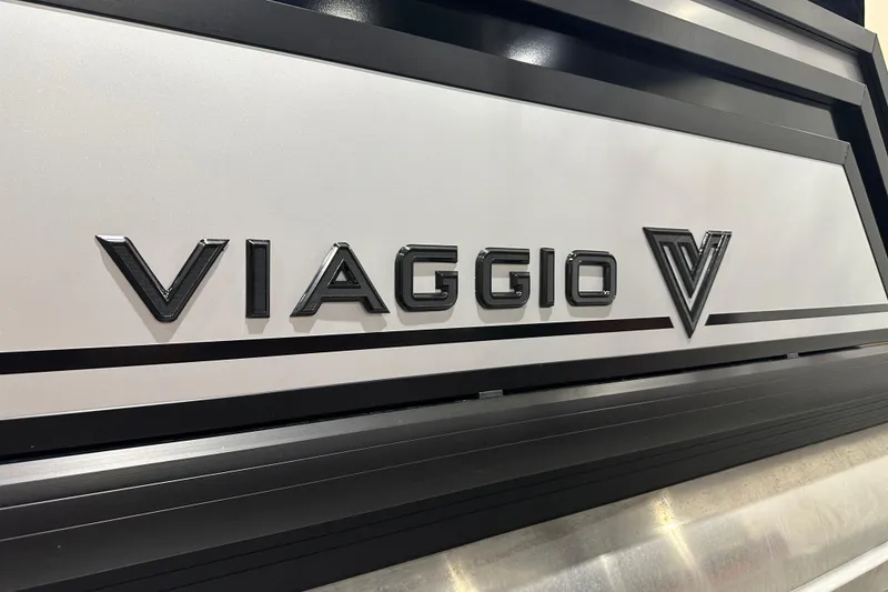 Slide: The Image of 2026 Viaggio Lago X20U logo on a sleek metallic surface. - 15