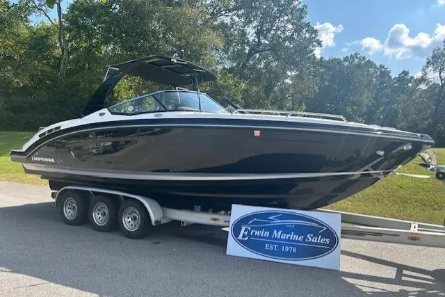 Slide: The Image of 2017 Chaparral 277 SSX boat on trailer at Erwin Marine Sales. - 1