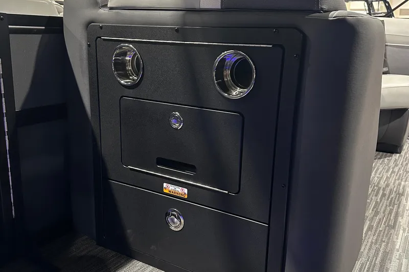 Slide: The Image of Interior of 2026 Viaggio Lago X22U with sleek black panel and chrome accents. - 27