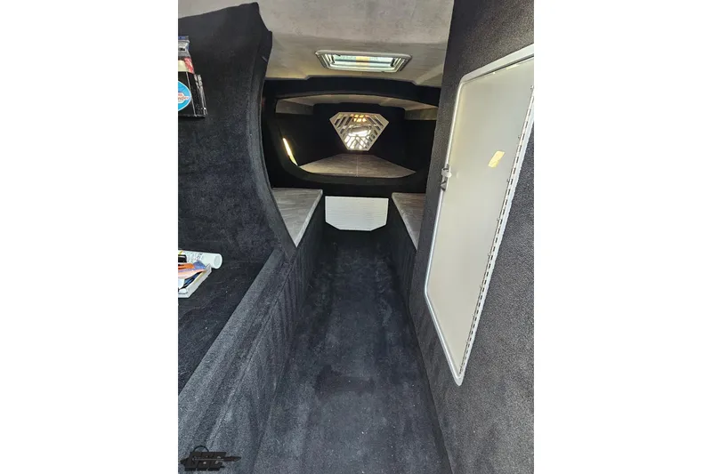 Slide: The Image of Interior of 2011 Sunsation F-4 boat, featuring sleek design and modern amenities. - 75