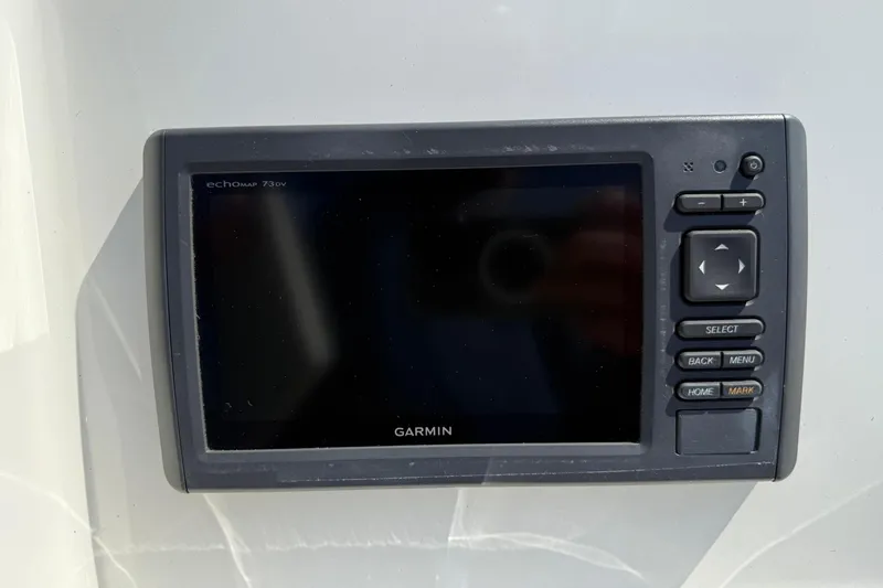 Slide: The Image of Garmin echoMAP 73dv on 2014 Boston Whaler 210 Montauk boat dashboard. - 10
