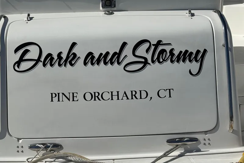 Slide: The Image of 2000 Tiara Yachts 3500 Express named "Dark and Stormy," Pine Orchard, CT. - 8