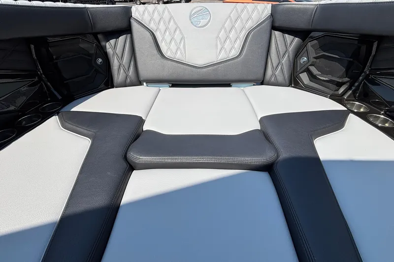 Slide: The Image of 2026 Tigé 24RZX boat interior with luxurious seating and modern design. - 49