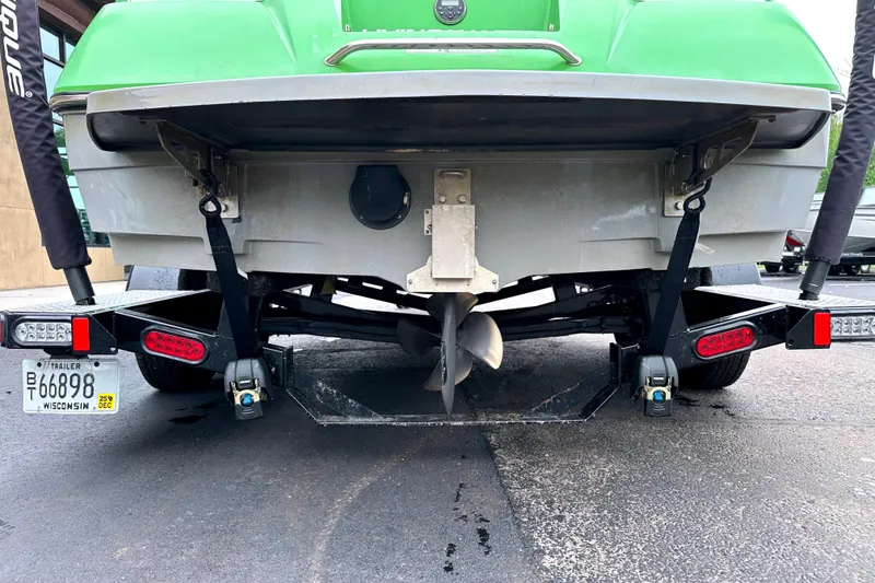 Slide: The Image of Rear view of a 2012 Nautique Sport Nautique 200 boat on a trailer. - 20