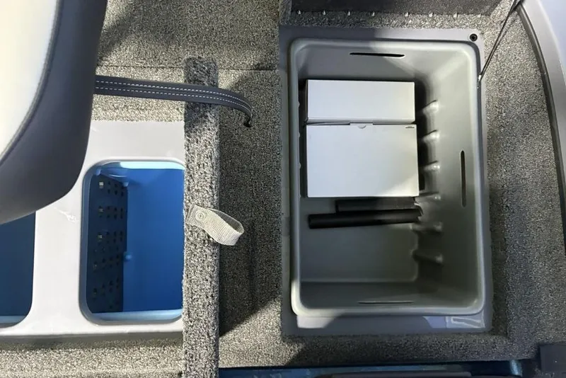 Slide: The Image of Storage compartment in 2026 Nitro Z18 Pro boat, featuring organized interior space. - 28