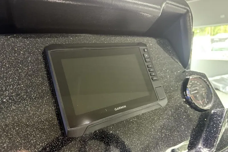 Slide: The Image of Dashboard of 2026 Nitro Z18 Pro featuring Garmin display and gauge. - 29