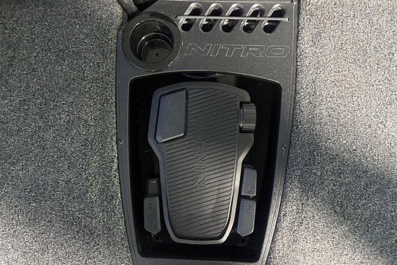 Slide: The Image of Foot pedal control in 2026 Nitro Z18 Pro boat. - 7