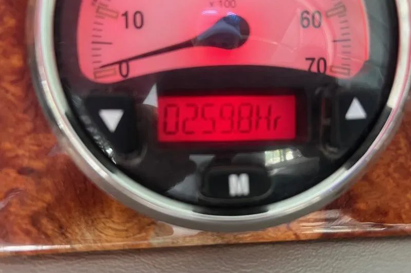 Slide: The Image of Close-up of a 2003 Cobalt 282 hour meter displaying 2598 hours. - 9