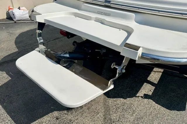 Slide: The Image of 2015 Cobalt 220S boat swim platform with stainless steel hardware. - 6