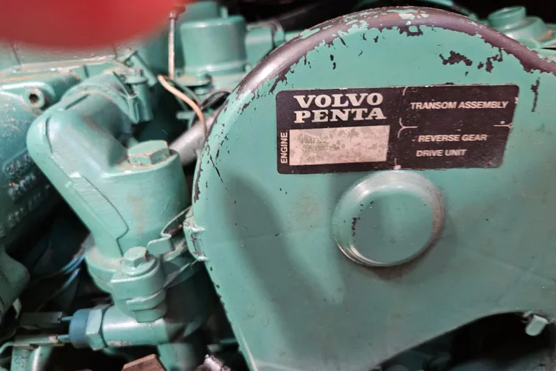 Slide: The Image of Cozy galley kitchen in 1980 Nautor Swan 47 yacht with stove and storage. - 30