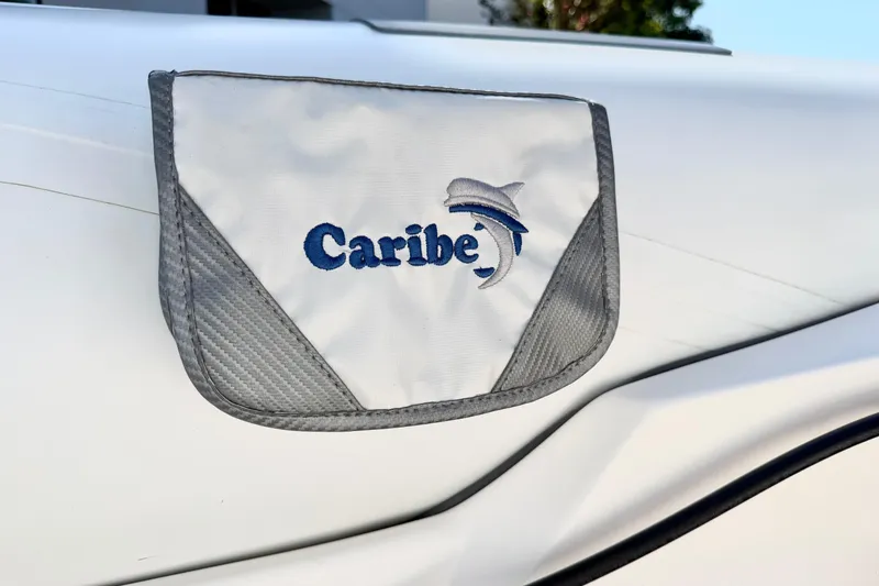 Slide: The Image of Caribe MPV 10 logo on white surface, 2025 model. - 20