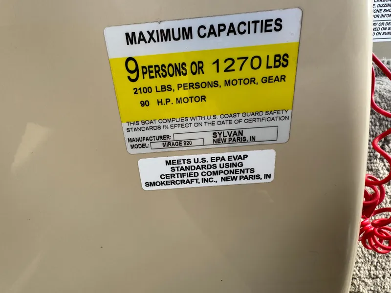 Slide: The Image of Sylvan Mirage 820 4-PT Pontoon 2018 - 64