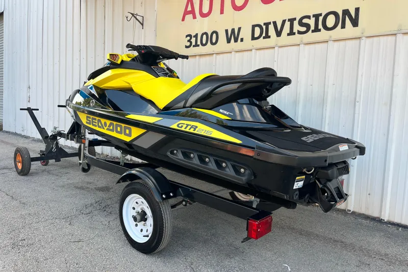 Slide: The Image of 2016 Sea-Doo GTR 215 hull identification number plate close-up. - 23