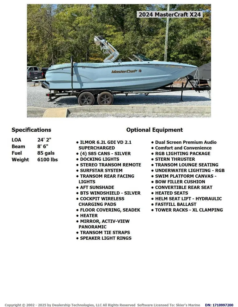 Slide: The Image of MasterCraft X24 2024 - 2