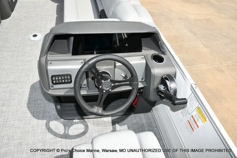 Slide: The Image of Sun Tracker Party Barge 22 DLX STORM DAMAGE DISCOUNT 2026 - 59