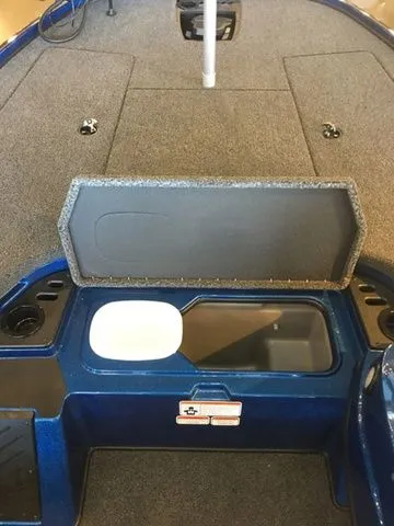 Slide: The Image of Interior view of a 2026 Nitro Z18 boat with storage compartment. - 15