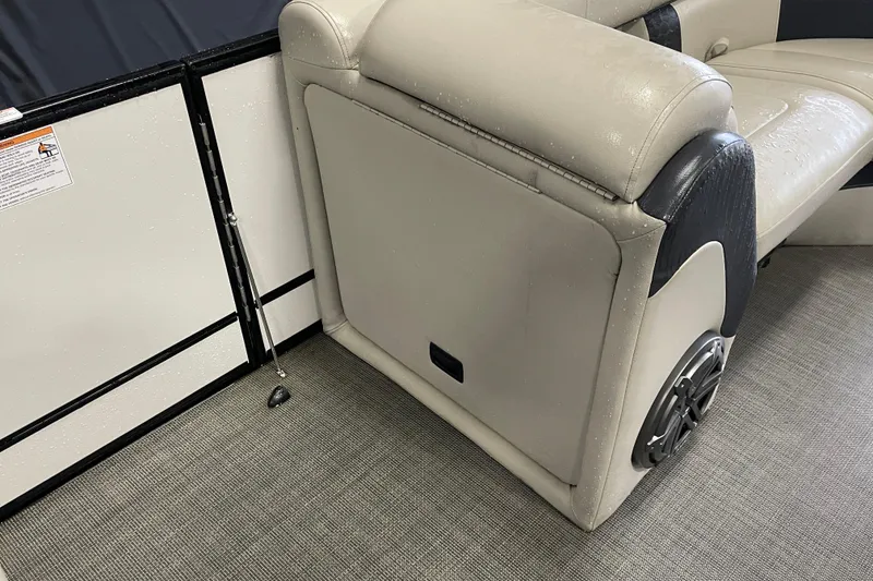 Slide: The Image of Speaker installed in 2020 South Bay 523E 2.75 boat interior. - 18