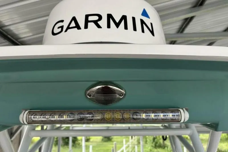 Slide: The Image of 2021 Sea Fox 288 Commander with Garmin radar and LED light bar. - 82