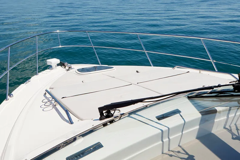 Slide: The Image of 2017 Sea Ray Sundancer 460 on calm waters. - 15