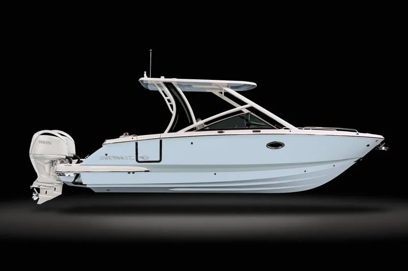 Slide: The Image of Manufacturer Provided Image: 2025 Chaparral 280 OSX boat with adjustable seating and Yamaha engines. - 14