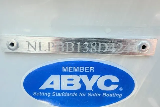 Slide: The Image of 2024 Tidewater 2700 Carolina Bay boat with ABYC member plate and serial number. - 30