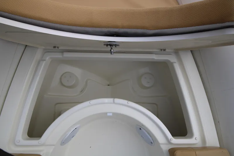 Slide: The Image of 2011 Zodiac Medline 550 NEO boat engine and propeller detail. - 24