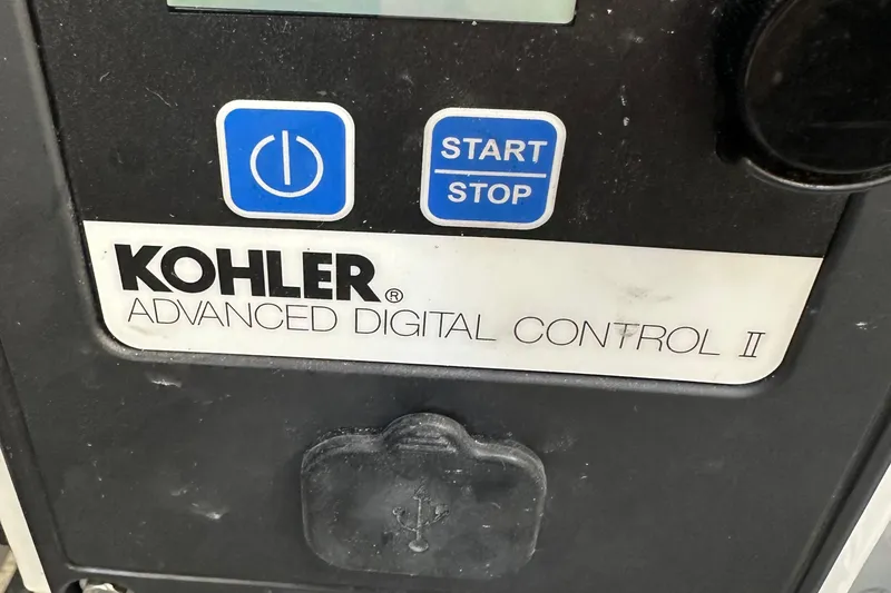 Slide: The Image of Kohler Advanced Digital Control II panel on 2019 Formula 37 Performance Cruiser. - 25