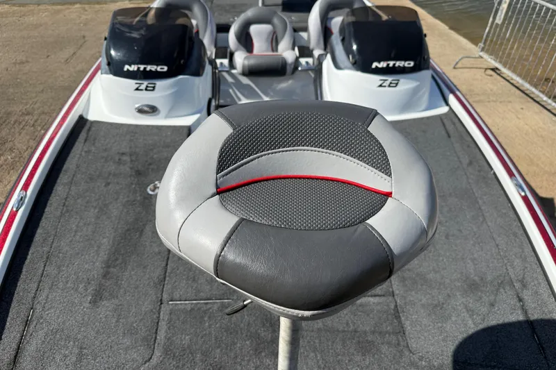 Slide: The Image of Lowrance Eagle 9 fishfinder on a 2015 Nitro Z-8 boat dashboard. - 69