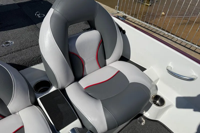 Slide: The Image of Dashboard of 2015 Nitro Z-8 with Lowrance HDS display and gauges. - 75