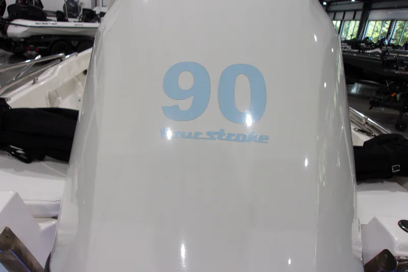 Slide: The Image of 2022 Key West 1720 Sportsman boat with 90 horsepower four-stroke engine. - 14