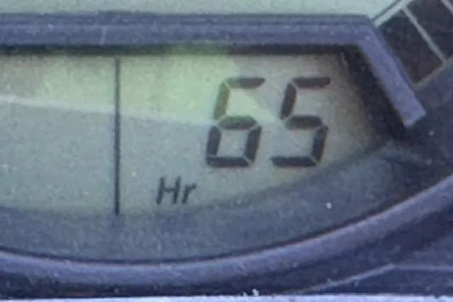 Slide: The Image of Digital display showing 65 hours on a 2014 Sea-Doo Wake Pro 215. - 8