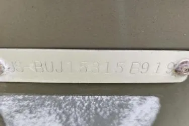 Slide: The Image of 2019 Tracker Grizzly 1860 CC hull identification number plate. - 5