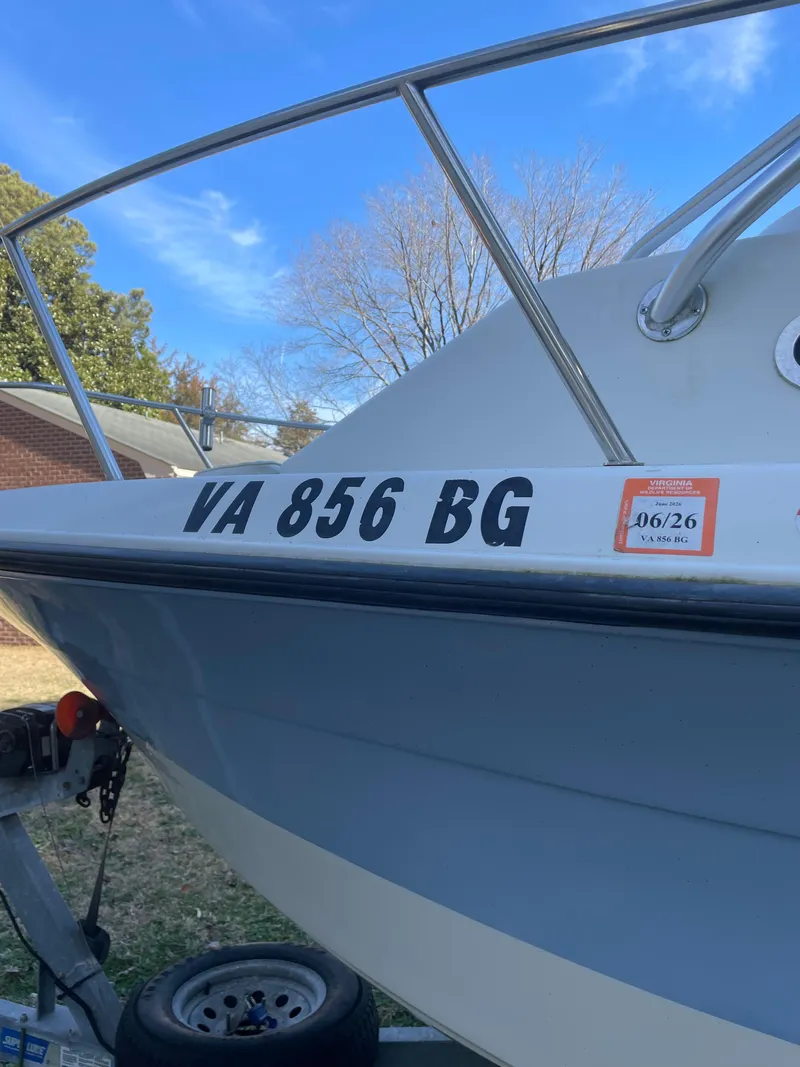 Slide: The Image of 2004 Hydra-Sports 230 WA boat with Virginia registration VA 856 BG. - 10
