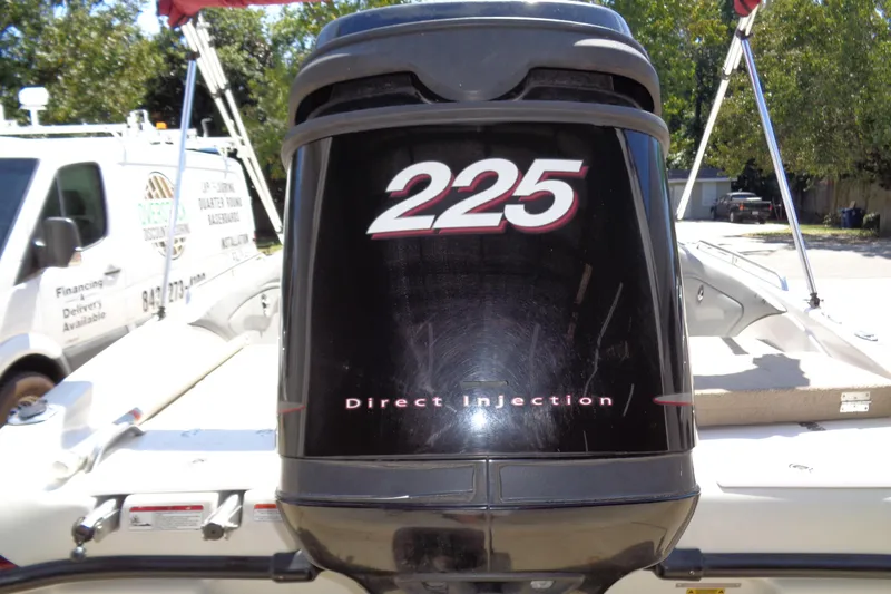 Slide: The Image of 2011 Nitro 290 boat with 225 horsepower direct injection engine. - 20