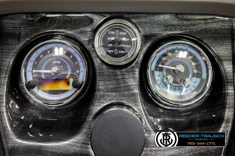 Slide: The Image of Dashboard of 2026 Avalon LSZ Vrl with RPM and fuel gauges. - 36