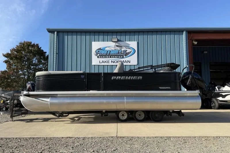 The Image of 2026 Premier 220 Sunscape RF pontoon boat at Foothills Marine Center. - 2