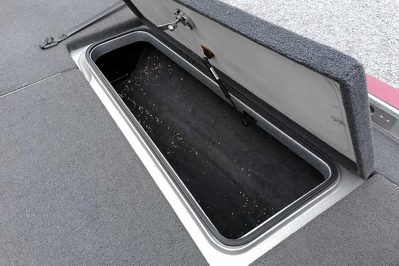 Slide: The Image of Open storage compartment in 2015 Ranger Z521C Ranger Cup Equipped boat. - 21