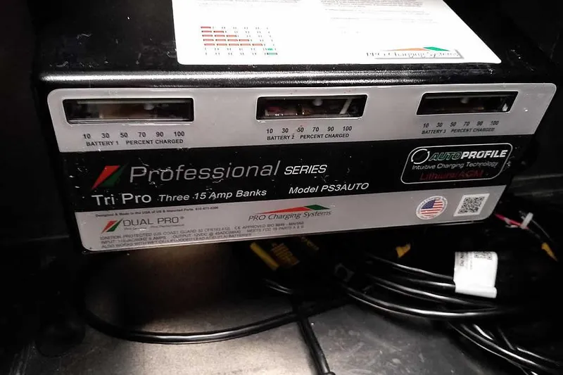 Slide: The Image of Professional Series Tri Pro battery charger, model PS3AUTO, with intuitive charging technology. - 26