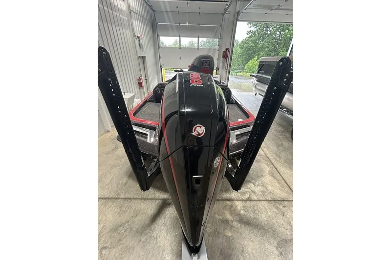 Slide: The Image of 2023 Ranger Z520R Ranger Cup boat interior with dual seats and steering console. - 11