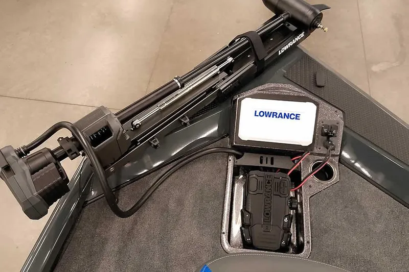 Slide: The Image of 2026 Ranger RT198P Fishing Package with Lowrance electronics and trolling motor. - 17