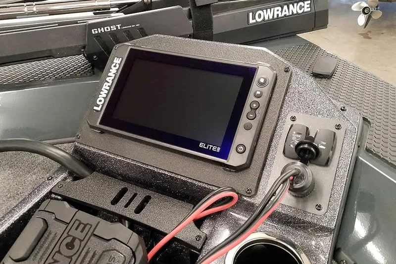 Slide: The Image of 2026 Ranger RT198P Fishing Package with Lowrance Elite fishfinder and Ghost trolling motor. - 18