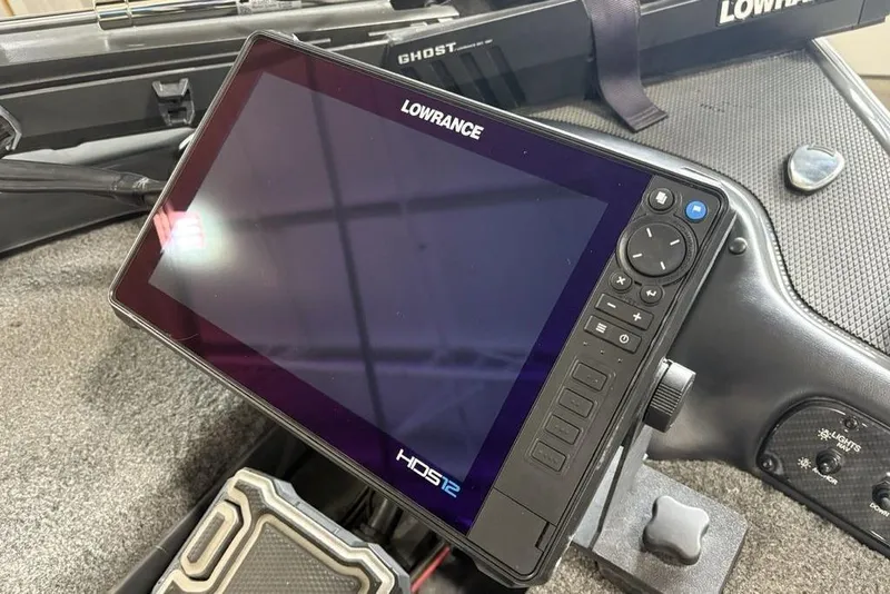 Slide: The Image of Lowrance HDS-12 display on 2024 Phoenix 919 Pro XP boat dashboard. - 7