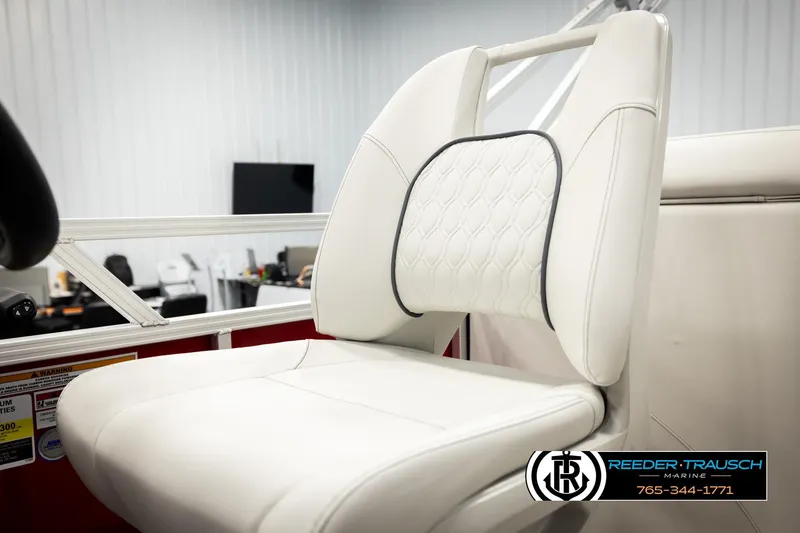 Slide: The Image of Luxurious white seating on 2026 Avalon VLS QL boat, featuring elegant design and comfort. - 35